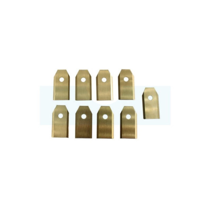 Kit de 9 lames avec traitement titane pour tondeuse robot Husqvarna (4cm) (966809501)